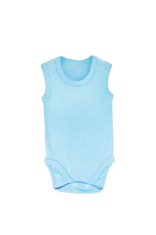 %100 Pamuk Jakarlı Çıtçıtlı Bebe Zıbın 1-9 Ay Su Yeşili 7088-SY