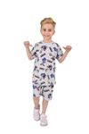 Sonic Desenli Erkek Çocuk Şortlu Pijama Takımı 3-10 Yaş 008