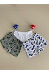 ELM Karışık Desen 3lü Erkek Çocuk Boxer Set B-62